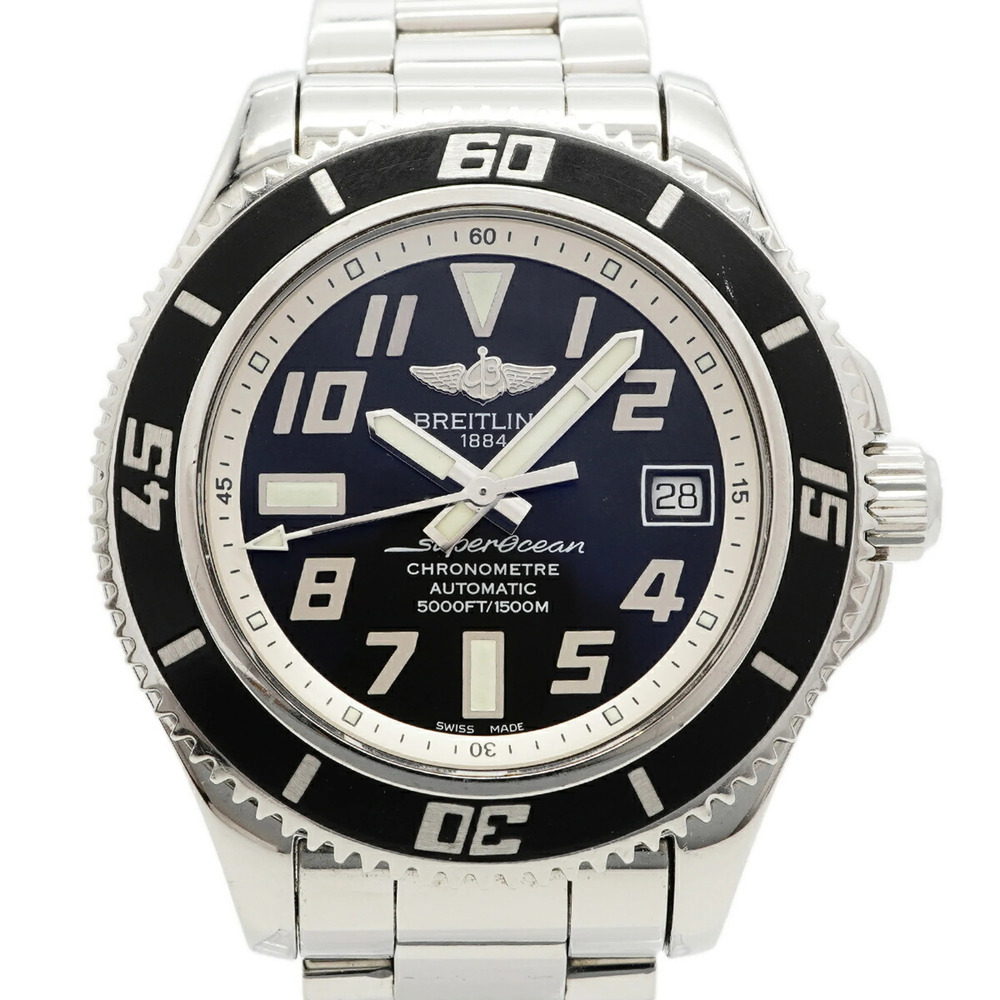 Breitling Superocean 42 A1736402 A17364 Black Dial Men's Watch